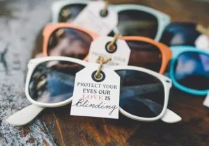 wedding favor sunglasses