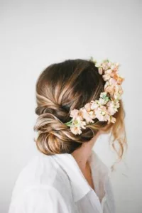 wedding hair flower crown