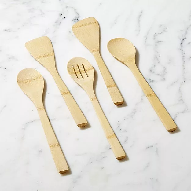 wooden utensil set - wedding registry ideas