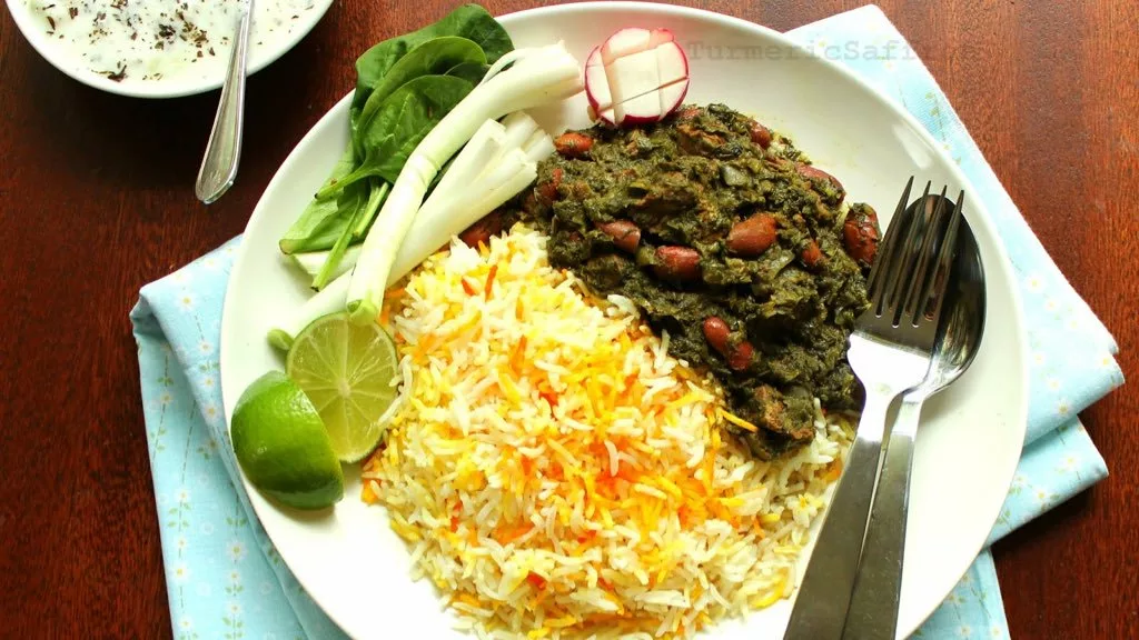 ghormeh sabzi at persian weddings