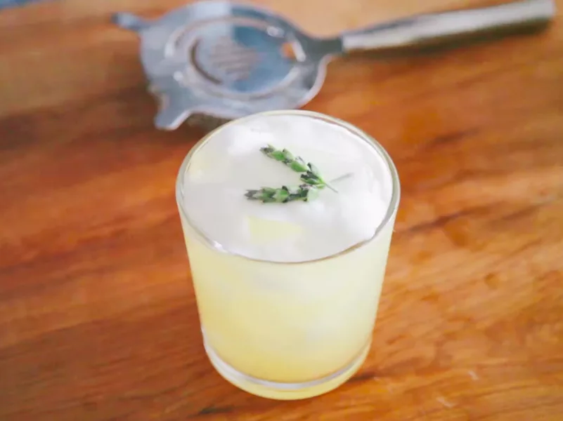 Wedding Signature Drinks - Lavender Whiskey Sour