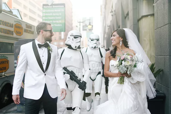 Wedding Themes - Star Wars Storm Trooper Groomsmen